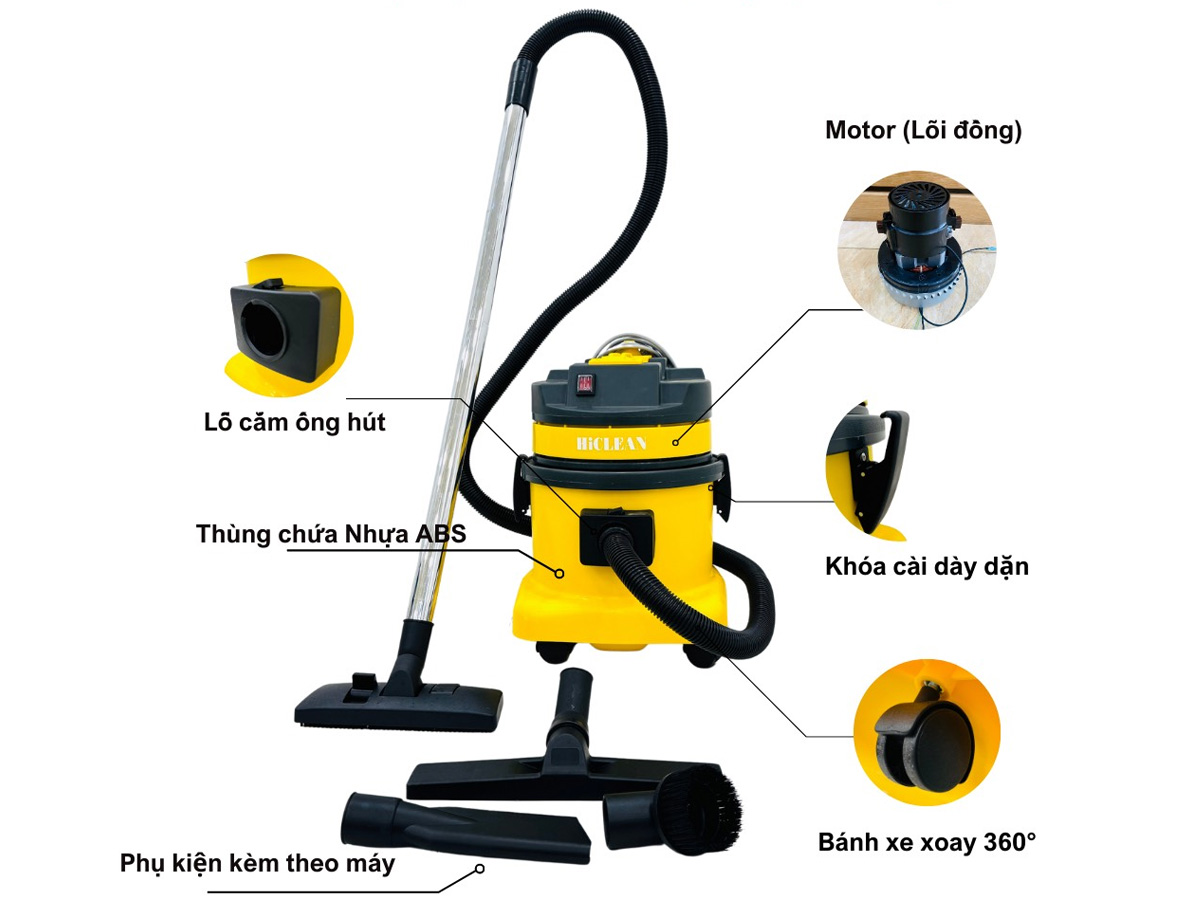 Máy hút bụi HiClean HC 15P