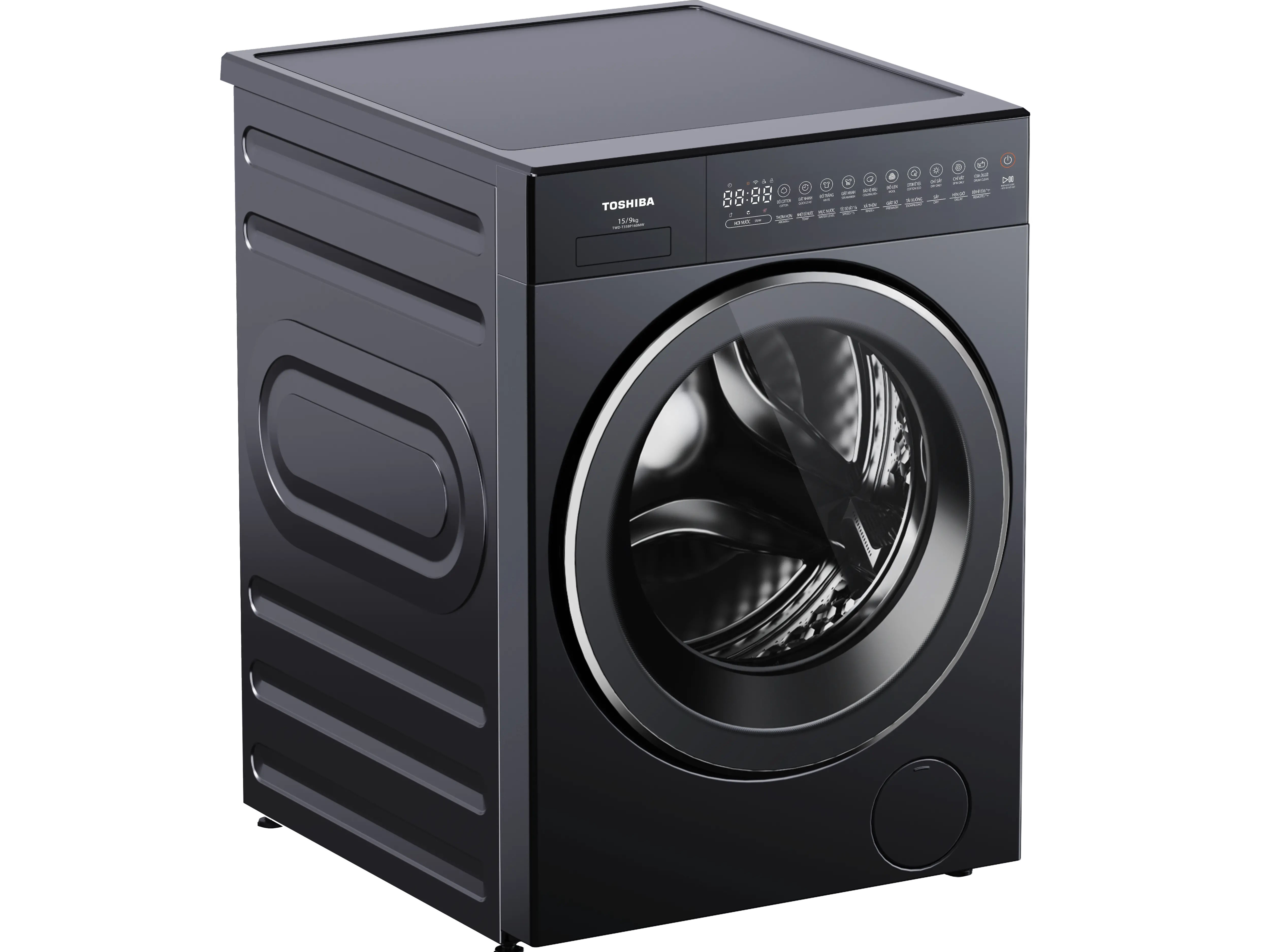 Máy giặt sấy Toshiba TWD-T35BP160MWV(MG) (giặt 15kg, sấy 9kg)