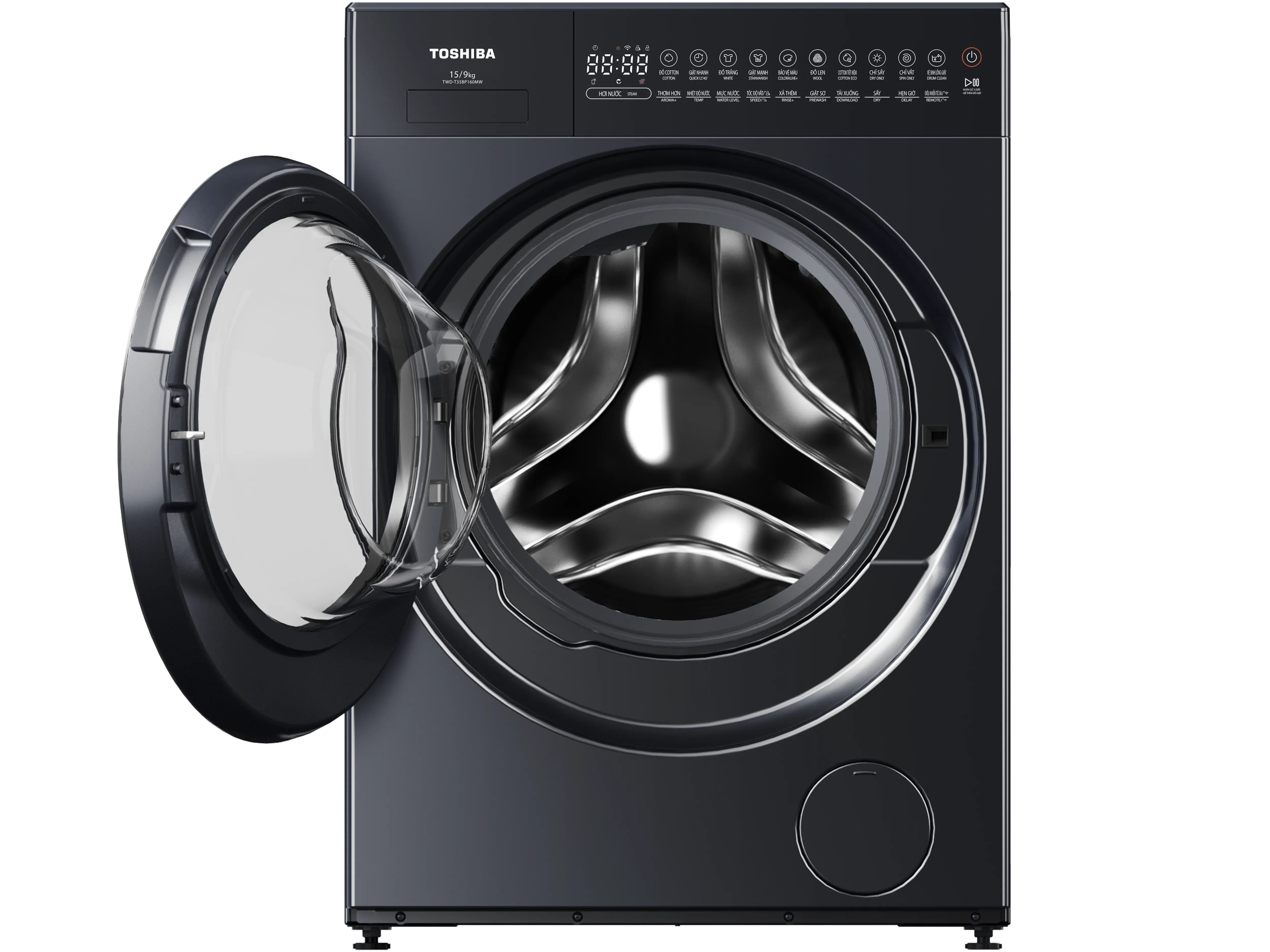 Máy giặt sấy Toshiba TWD-T35BP160MWV(MG) (giặt 15kg, sấy 9kg)