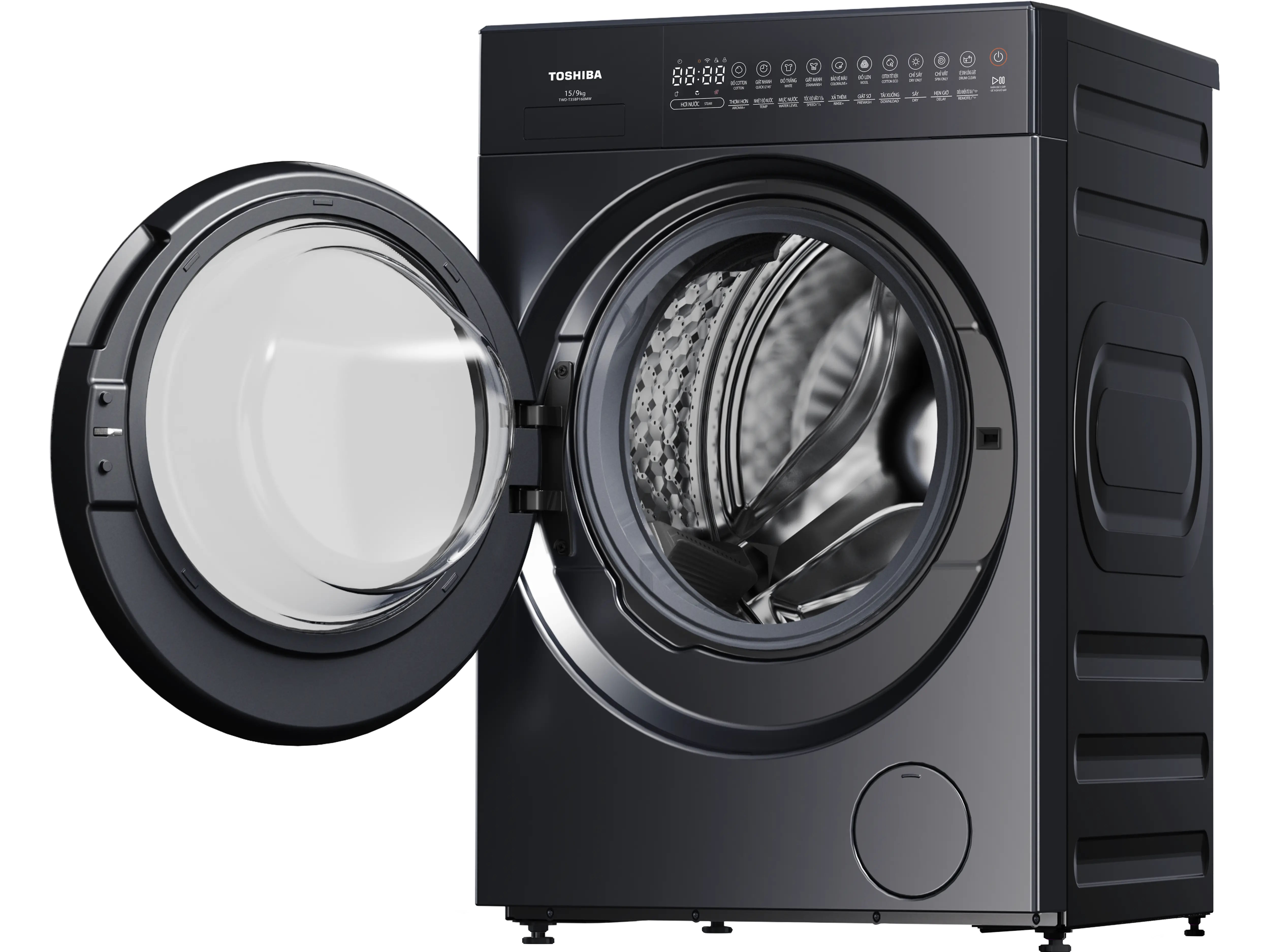 Máy giặt sấy Toshiba TWD-T35BP160MWV(MG) (giặt 15kg, sấy 9kg)