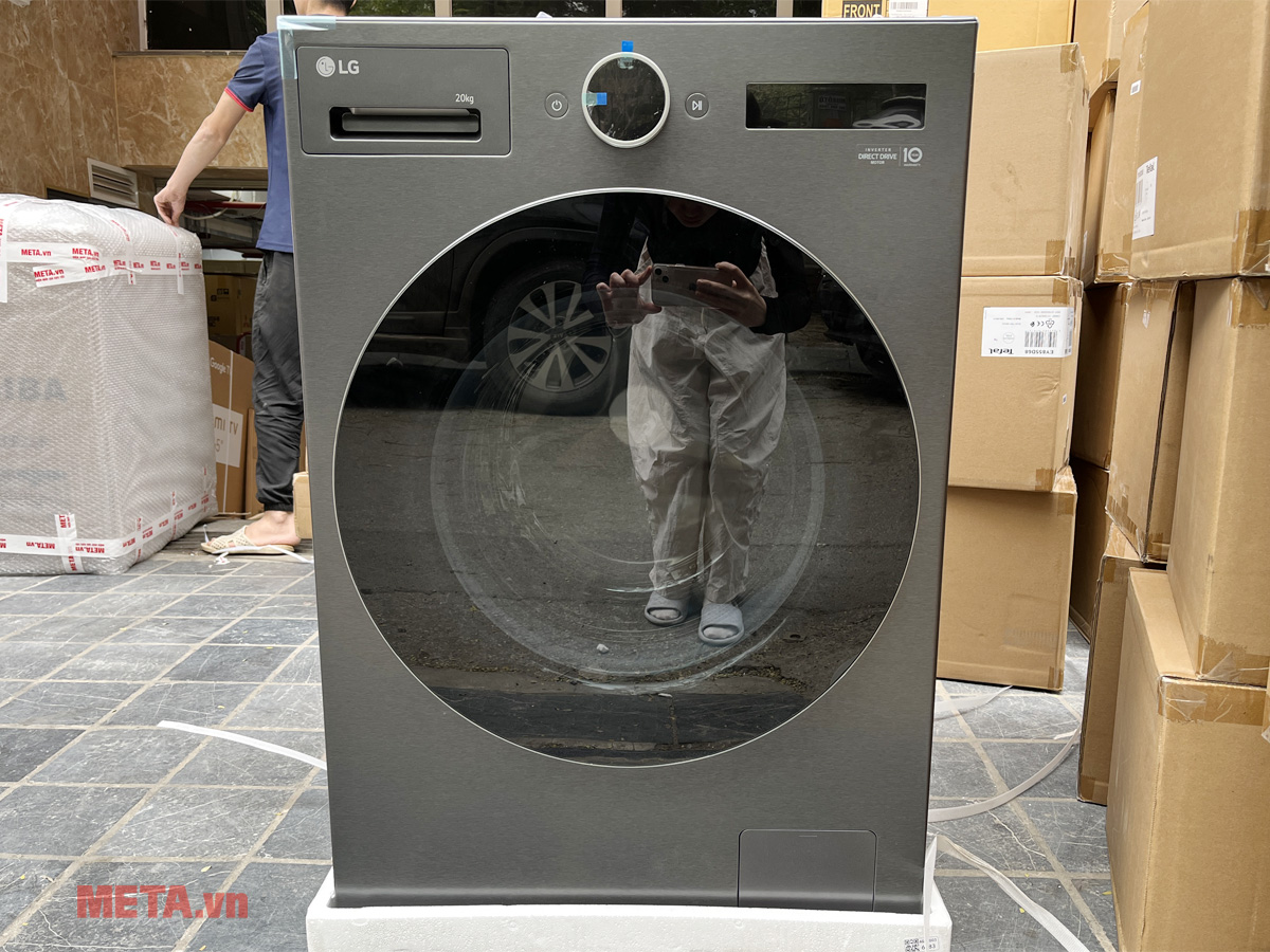 Máy giặt lồng ngang LG AI DD 2.0 Inverter 20kg F2520SNTKA
