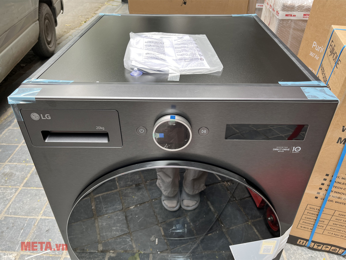 Máy giặt lồng ngang LG AI DD 2.0 Inverter 20kg F2520SNTKA