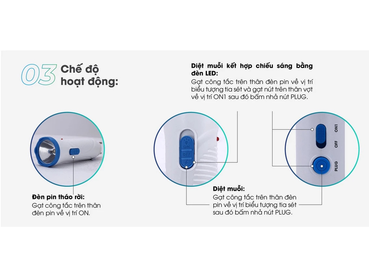 Vợt bắt muỗi VBM RD.02