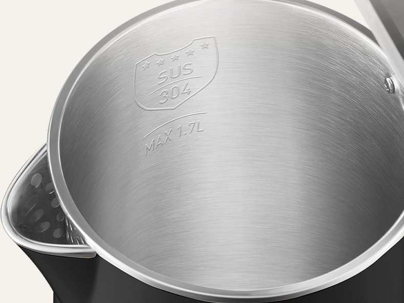 Ấm siêu tốc có ruột ấm bằng inox Ấm siêu tốc