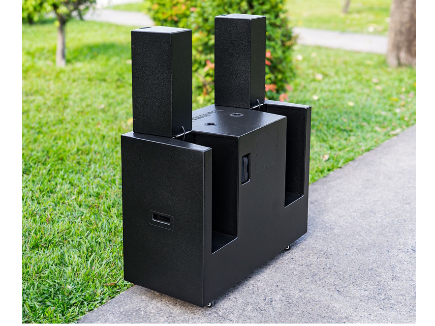 Loa kéo bình điện Nanomax Pro-216N (Bass đôi 40cm, 2.250W)