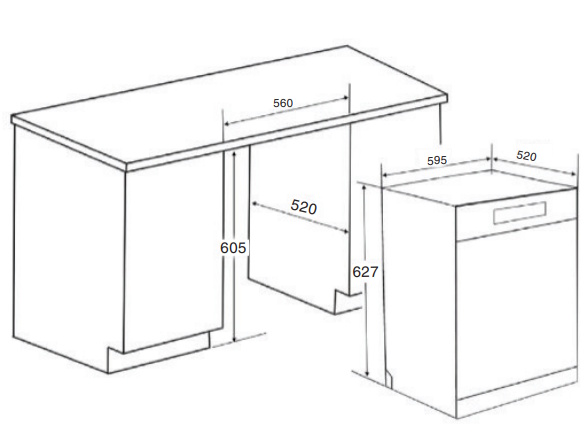 Máy rửa bát Fandi SMS8EU