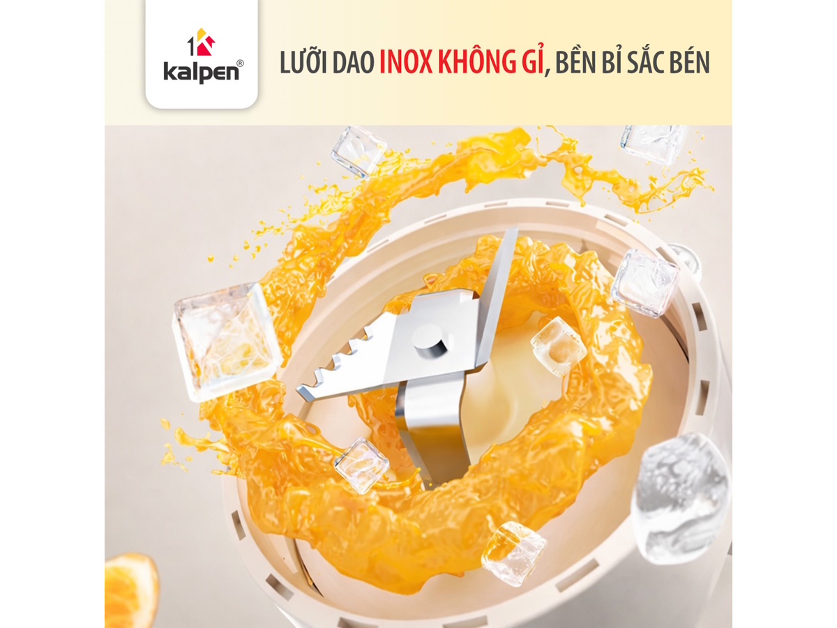 Máy xay đa năng 3 cối thủy tinh Kalpen B8 500W