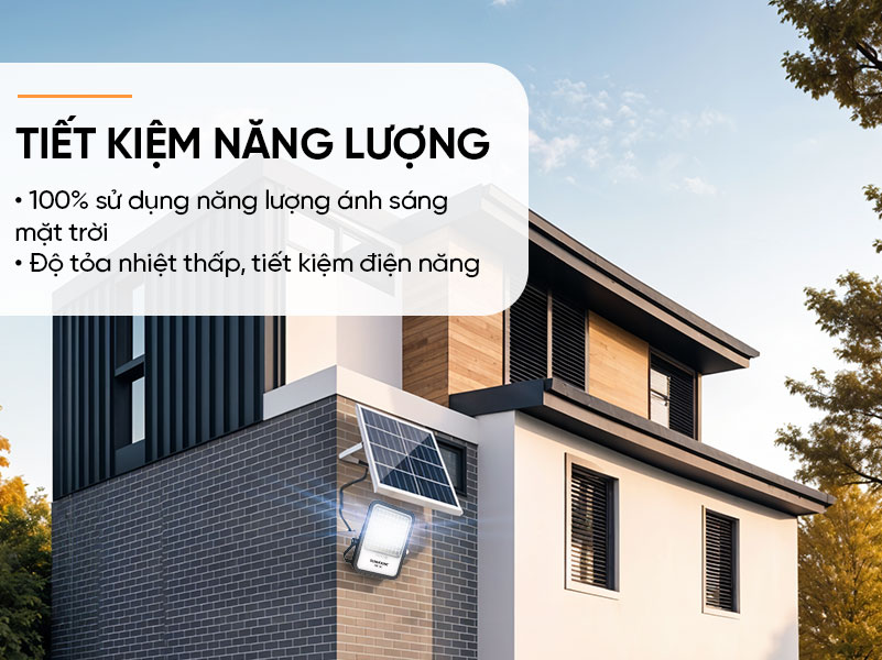 Đèn pha năng lượng mặt trời Sunhouse Eco SHE-LECPLSE01.300W