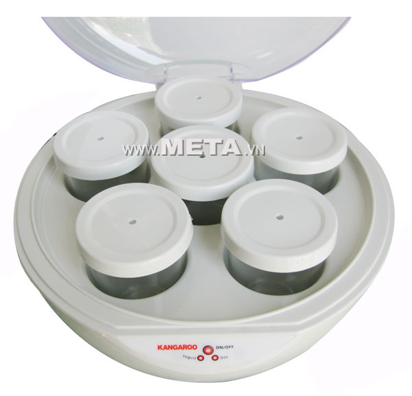 Máy làm sữa chua Kangaroo 1 lít KG80 (6 cốc thủy tinh)