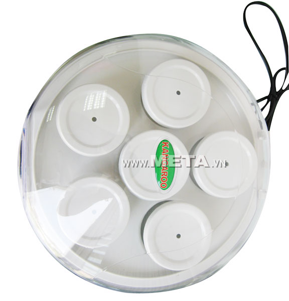 Máy làm sữa chua Kangaroo 1 lít KG80 (6 cốc thủy tinh)