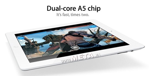 Máy tính bảng Apple iPad 2 + Wifi 32 GB_siêu nhẹ