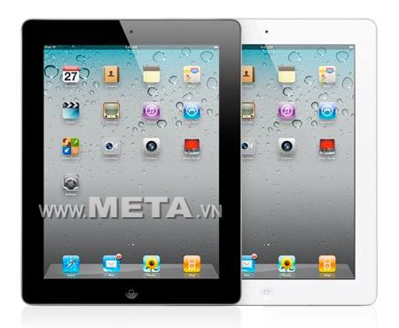 Máy tính bảng Apple iPad 2 + Wifi 32 GB_mặt trước của 2 màu