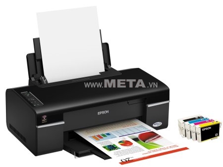 Máy in phun màu Epson Stylus Office T40W - Wifi đem đến khả năng in ấn linh hoạt và tiết kiệm.