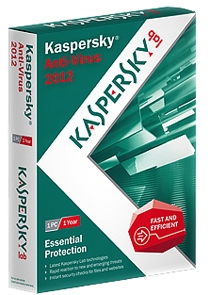 Kaspersky Antivirus 2012- 01 máy/ 01 năm