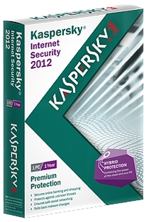 Kaspersky Internet Security 2012 - 01 máy/ 01 năm