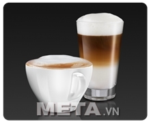 Máy pha cà phê Melitta Caffeo CI pha được cà phê capuccino.