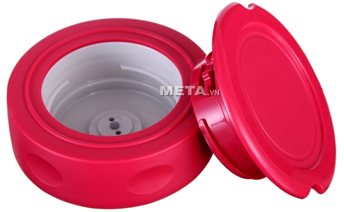 Bình đựng thức ăn Zojirushi SW-EAE35sử dụng nắp kín được trang bị với miếng đệm niêm phong