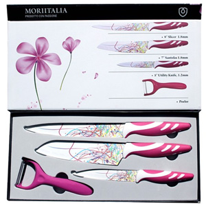 Dao bộ 3 món kèm dao bào Fiore Moriitalia MS04-28PL