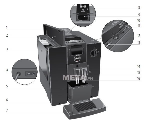 Máy pha cà phê Jura Impressa F8 TFT