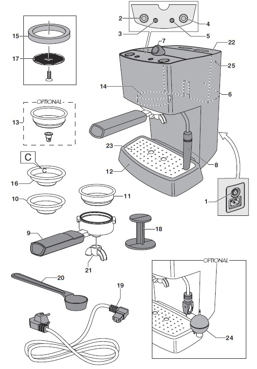 Máy pha cà phê Gaggia Espresso Color