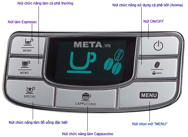 Máy pha cà phê Saeco Intelia One Touch Cappuccino HD8753
