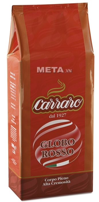 Cà phê hạt Carraro Globo Rosso 1000g