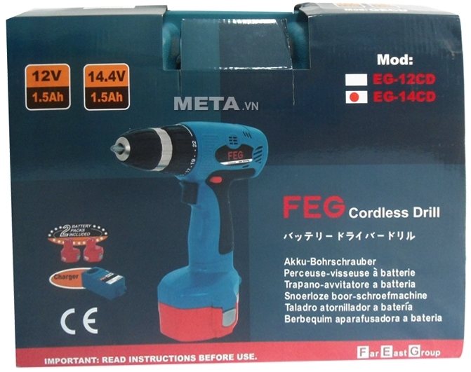 Máy khoan bắt vít FEG EG-14CD