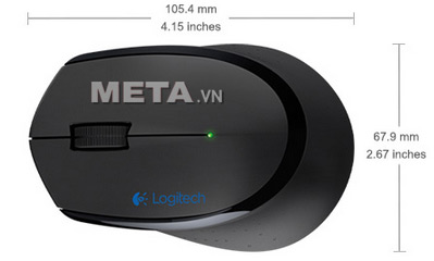 Kích thước chuột không dây Logitech MK345