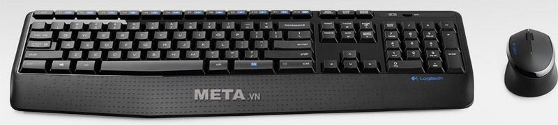 bộ bàn phím chuột không dây Logitech MK345 có thời lượng pin khủng