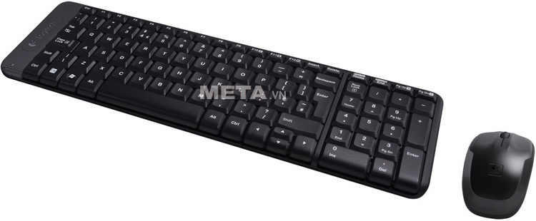 Bộ bàn phím chuột không dây Logitech MK220