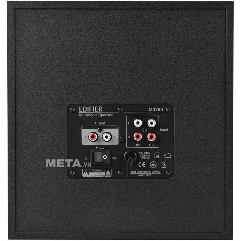 Loa Edifier M3250 có jack 3.5mm.