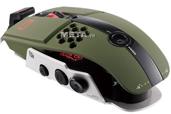 Chuột vi tính Tt eSports Level 10 M Military Green MO-LTM009DTK dành chơi game