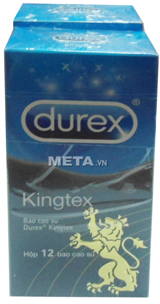 Bao cao su Durex Kingtex là bao cao su giá rẻ dành cho dương vật có kích thước bé