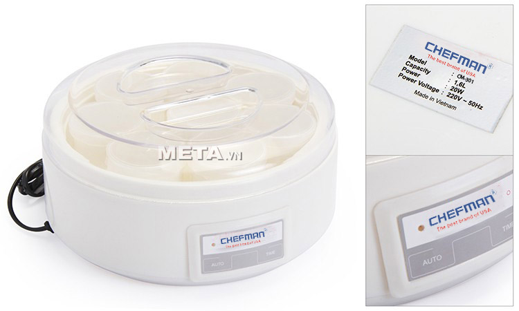 Hình ảnh máy làm sữa chua Chefman CM-301