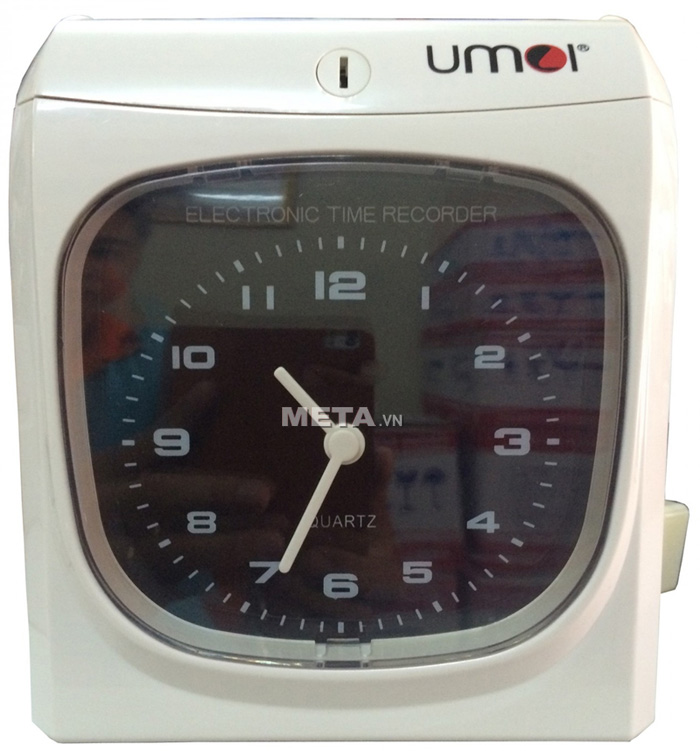 Máy chấm công thẻ giấy UMEI CD-9820 thích hợp cho công ty có số lượng nhân viên từ 10 đến 150 người.