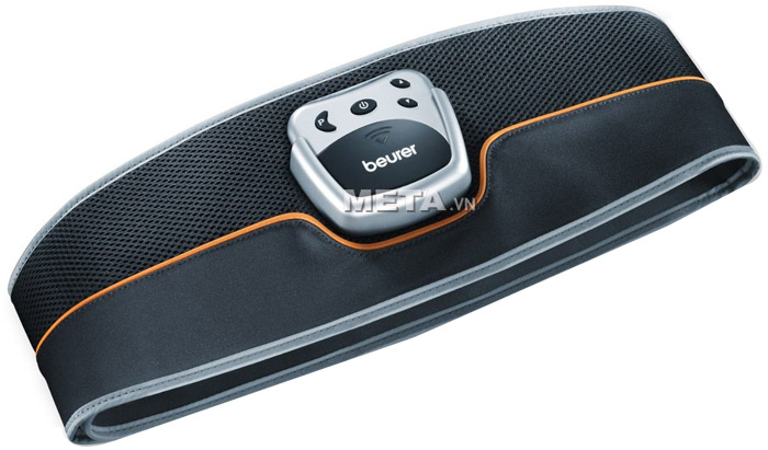 Đai massage bụng Beurer EM35 có màu đen, thiết kế thoáng khí
