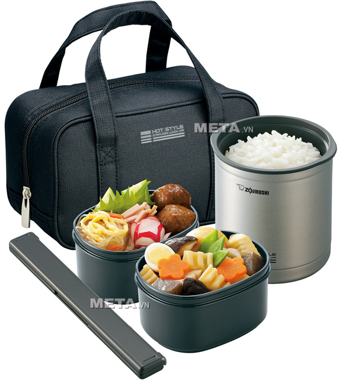 Cặp lồng cơm giữ nhiệt Zojirushi SZ-MA04 sử dụng an toàn trong lò vi sóng