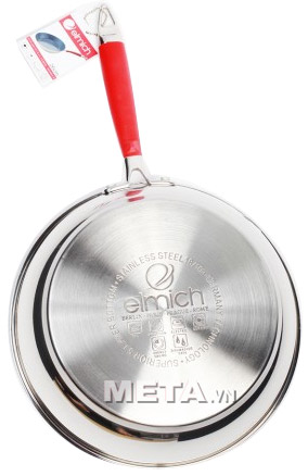 Chảo inox chống dính đáy từ Elmich 26cm 2355583 dùng được trên bếp từ.