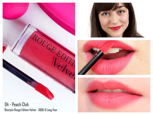 Son Bourjois Rouge Edition Peach Club 04 (326041) - Màu cam đào nhẹ nhàng