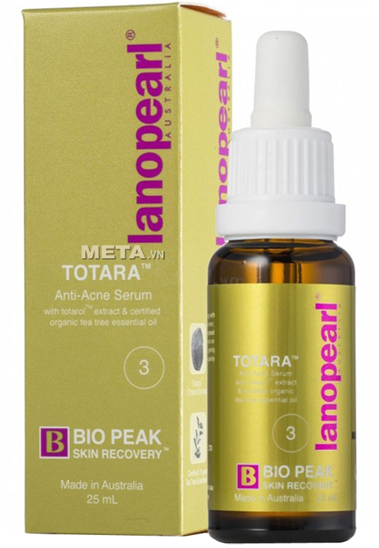 Serum diệt khuẩn, trị mụn và cân bằng chất nhờn trên da Totara LB44 25ml dùng trị mụn trứng cá