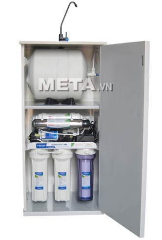 Khách hàng có thể mua thêm tủ inox để bảo vệ máy lọc nước Europura EU 02
