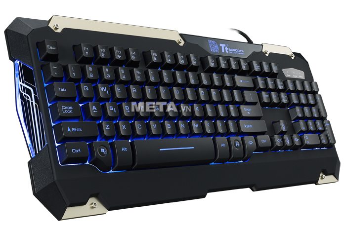 Bàn phím chơi game Tt eSports COMMANER KB-CMC-PLBLUS-01