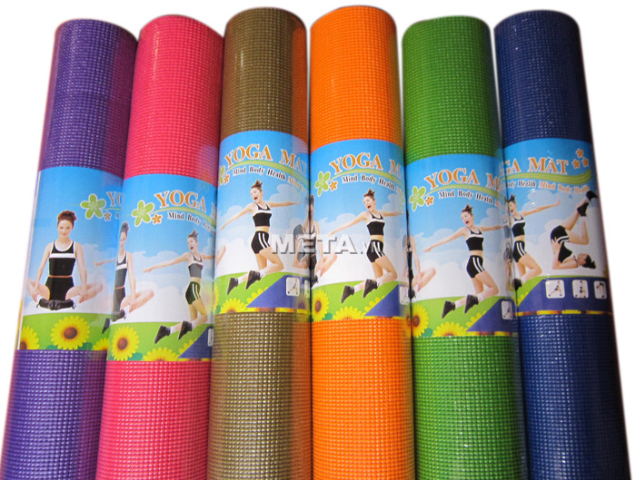 Thảm Yoga PVC trơn không hoa văn WP1 có nhiều màu Thảm Yoga PVC trơn không hoa văn WP1 có nhiều màu