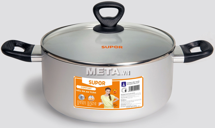 Nồi canh oxy hóa mềm Comfort S09A20 20cm dùng để nấu canh, luộc rau, nấu thức ăn.