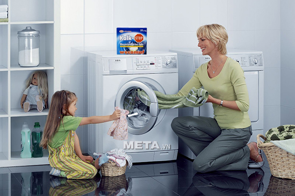 Viên vệ sinh làm sạch lồng máy giặt Wecomat được nhập khẩu từ Đức.