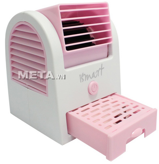 Quạt đá mini Smart IM-1000 khay đựng đá giúp làm mát nhanh chóng.