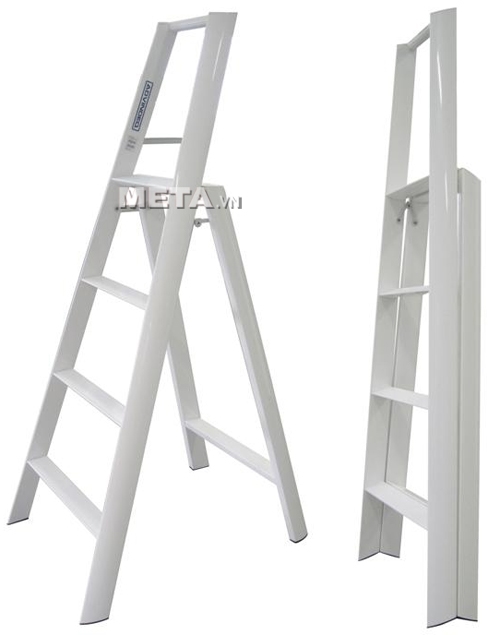 Thang nhôm Đài Loan 4 bậc Advindeq AV304 (White)
