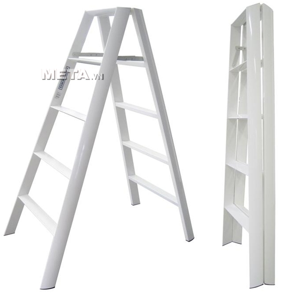 Thang nhôm chữ A Đài Loan 10 bậc Advindeq AV305 (White)