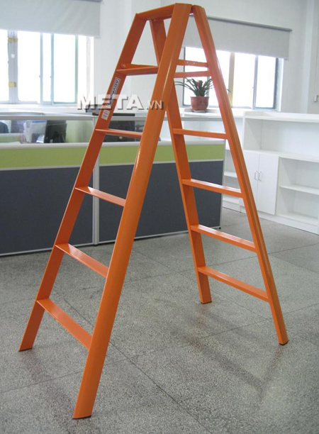 Thang nhôm chữ A Đài Loan 12 bậc Advindeq AV306 (Orange) cao cấp