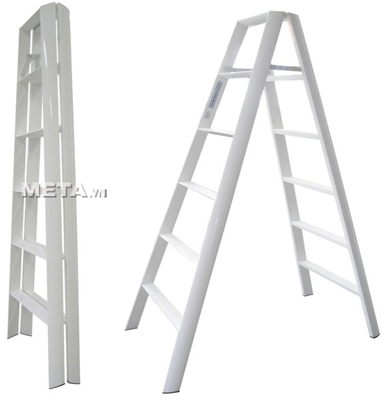 Thang nhôm chữ A Đài Loan 12 bậc Advindeq AV306 (White)
